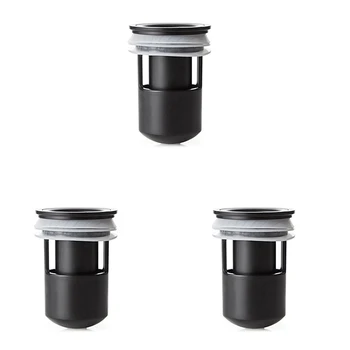 

Strainer/Catcher/Filter/Sn/Cover Backflow Preventer for Pipes Tubes Floor Drain, Deodorant Smart Seal 3Pcs