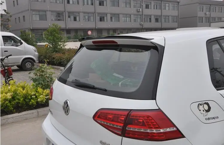 Для Volkswagen Golf 7 спойлер 2011-2013 mk7 Glof 7,5 XK Высококачественный ABS Материал заднее крыло автомобиля праймер цвет задний спойлер