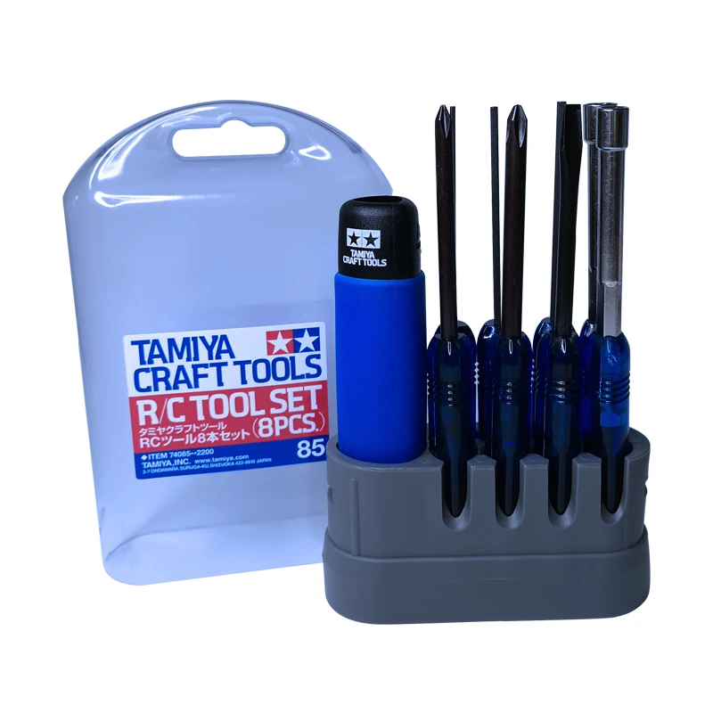 Tamiya 74085 Rc Tool (8pcs) Combo Set (screwdriver&wrench) Model Craft