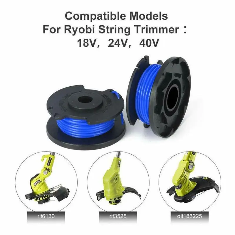 Головка для триммера для травы, сменная струна Ryobi One+ AC14RL3A OEM, триммерная линия, катушка, аксессуары для газонокосилки