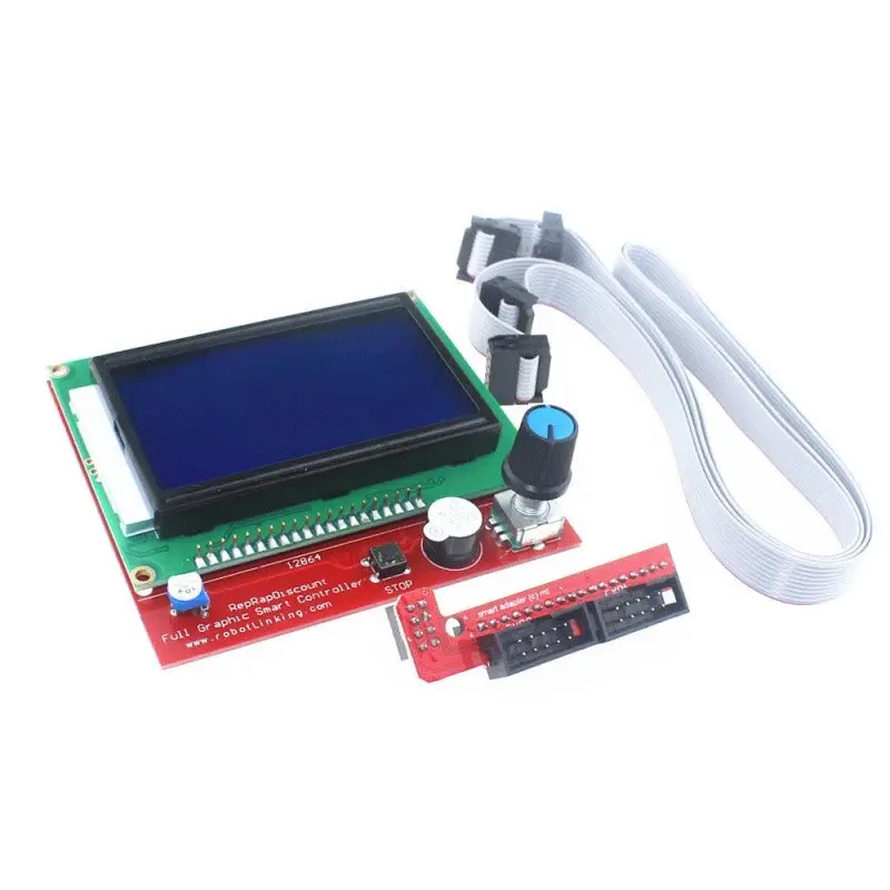 LCD12864-Controller-Switch-Board-2-piece-30cm-Cable-LCD-Control-Panel-3D-Printer-Electric-Magic-Controller (5)