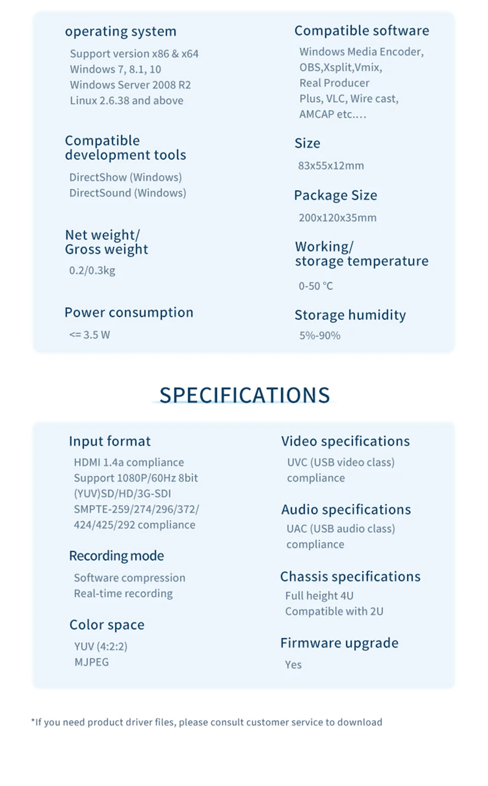 Vmix OBS Streaming Live Broadcast HD PCIe 1080P Linux SDI HDMI Video Capture Car