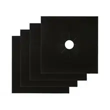 4 шт./компл. многоразовая Защитная пленка для газовой плиты, аксессуары, кухонный лайнер, коврик для очистки газовой плиты 4 шт./компл. многоразовая Защитная пленка для газовой плиты, аксессуары, кухонный лайнер, коврик для очистки газовой плиты