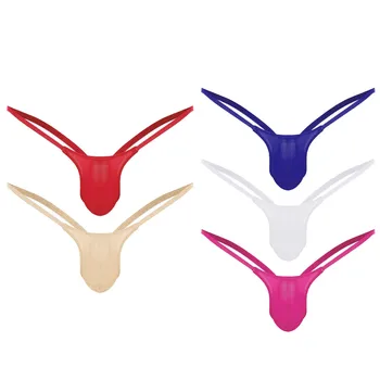 

Gay sexy underwear Open Back Mens Underpants Low Waist Briefs G-string Thong Underwear ropa interior hombre мужские трусы