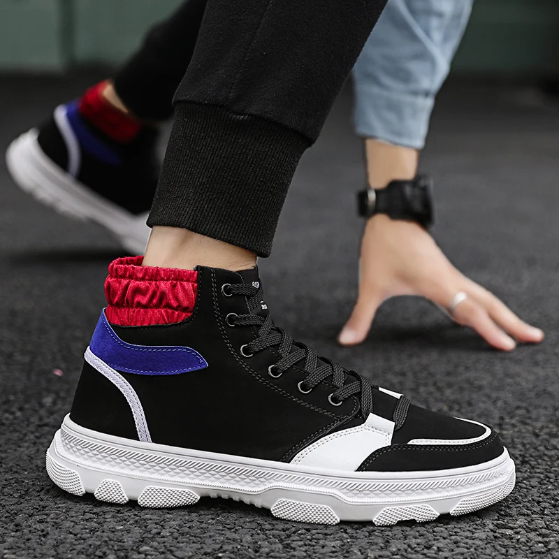 

BIGFIRSE Men Fashion Shoes Lace-up Outdoor Solf Fashion Sneaker For Man Leisure Shoes Zapatillas Hombre 2019 Men Fashion Shoes