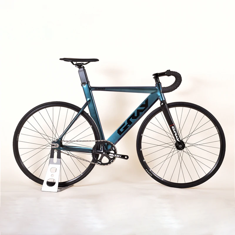 Fixie Bike 52cm frame single speed bike Welding frame white color Aluminum alloy Customize Track Bicycle 700C wheel