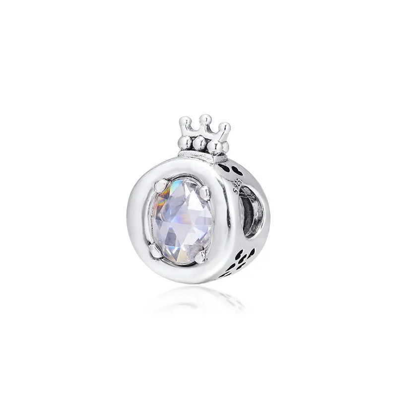 Clear-CZ-Crown-Letter-O-Crystal-Beads-for-Silver-925-Original-Charms-Bracelets-DIY-Charm-Beads (3)