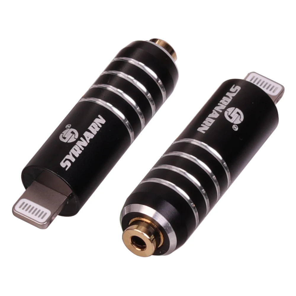 SYRNARN for lightning to 3 5mm 2 5 3 5 Headphone jack adapter audio converter for apple iphone7 8puls x xr xs ios 11 12promax