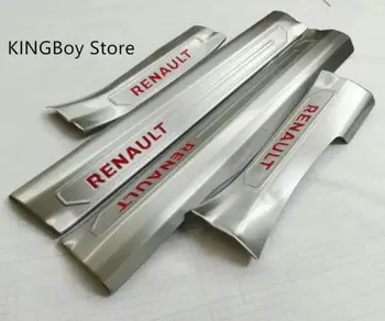 

Stainless steel Internal Scuff Plate / Door Sill Welcome pedal For Renault Kadjar 2015 2016 2017 Car styling fast ship