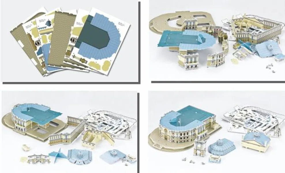 Одесский национальный учебный театр оперы и балета, Украинская 3D модель-головоломка