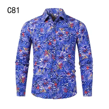 

Long sleeve men's shirt, 2019 fall hot style, suitable for young leisure fashion travel dress long sleeve shirt