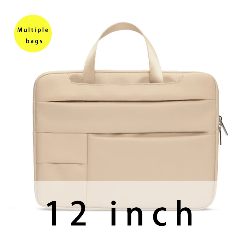 11 ''12'' 13 ''14'' 15 ''сумка с ручками для iPad 12,9 11 дюймов Pro противоударный кейс для ноутбука для iPad Pro 12,9'' чехол - Цвет: 12inch yellow