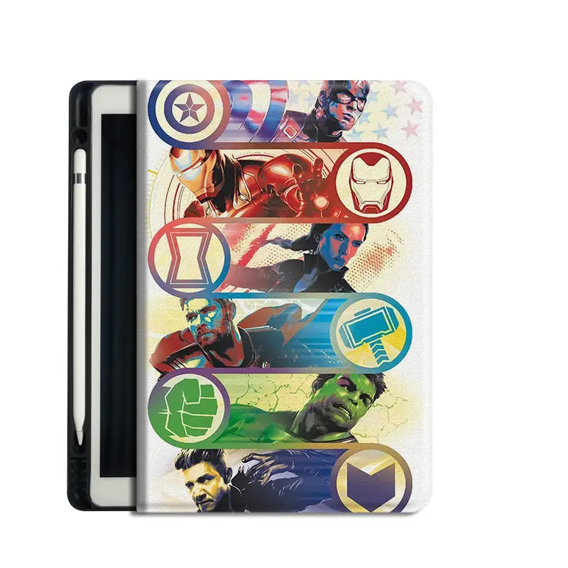 Marvel Avenger Pen slot Cover for IPad Pro Case Mini 1 2 3 9.7 2017 2018 Air Tablet Soft Fundas | Компьютеры и офис