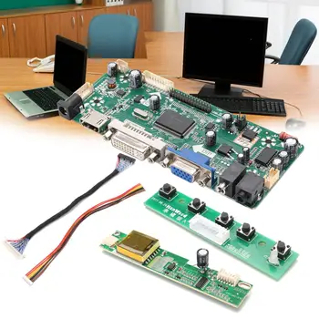 

DIY LCD/LED Screen Controller Board Monitor Kit For M.NT68676.2A Input Interface HDMI+DVI+VGA+Audio DIY Monitor Kit