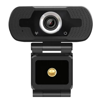 

Built In Microphone Live Streaming Manual Video Calling 1080P USB 2 Megapixels Noise Reduction HD Webcam Free Adjustment