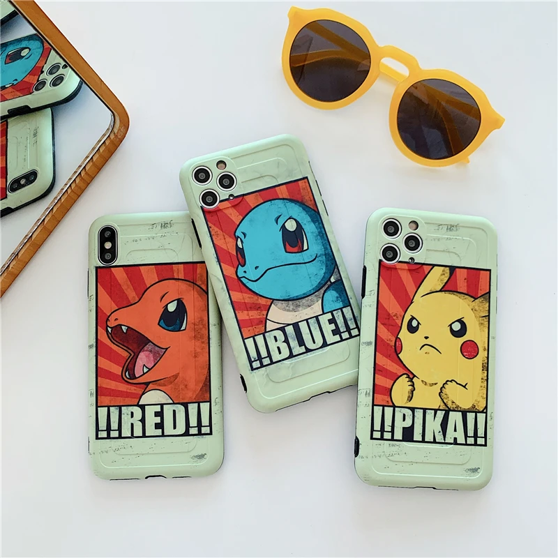 Чехлы для телефонов Iphone 11pro Max чехол Charmander Pokemon аниме мягкий Cortex телефона Apple