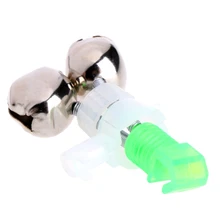 Удочка Полюс зажим сигнализации колокольчик двойной кольцо укуса приманки советы Открытый аксессуары X3UA