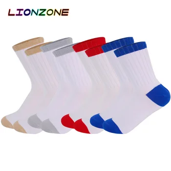 

LIONZONE Movement Thicken Men's Socks For Winter Warm Calcetines Hombre Bamboo Fiber Contracted Compression Socks