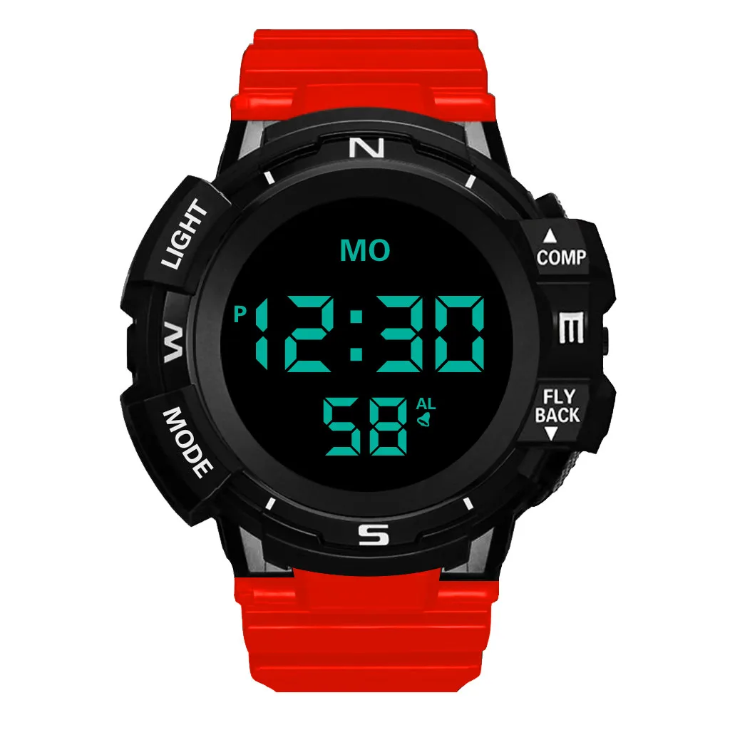 

Cassic New Men Watch Electronic Digital Watch Casual Sport Style Clock Quartz Male Wrist Watches Strap Top Brand Montre Homme *A