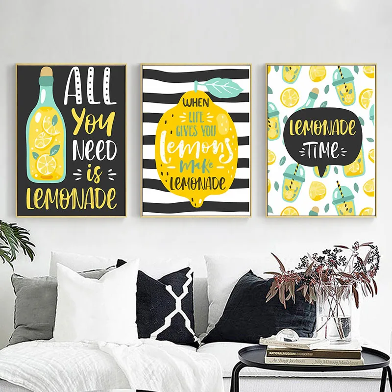 Canvas Painting Print Picture For Living Room Letter Static Wall Art Canvas Painting Posters