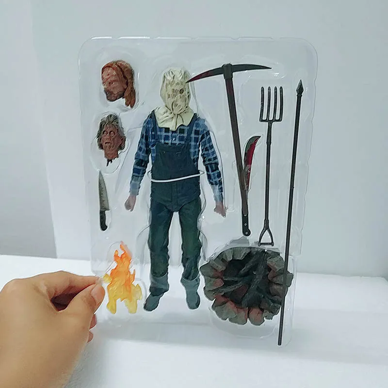 NECA 3D 13th Friday Jason Leatherface бензопила Футболка Джон Карпентер Майкл Майерс Фредди кругер Pennywise Джокер фигурка - Цвет: L in Retail Box