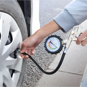 

HYZHAUTO High-precision 0-220PSI Tire Pressure Gauge Truck Bike Motorcycle Car Tyre Pressure Tester Meter