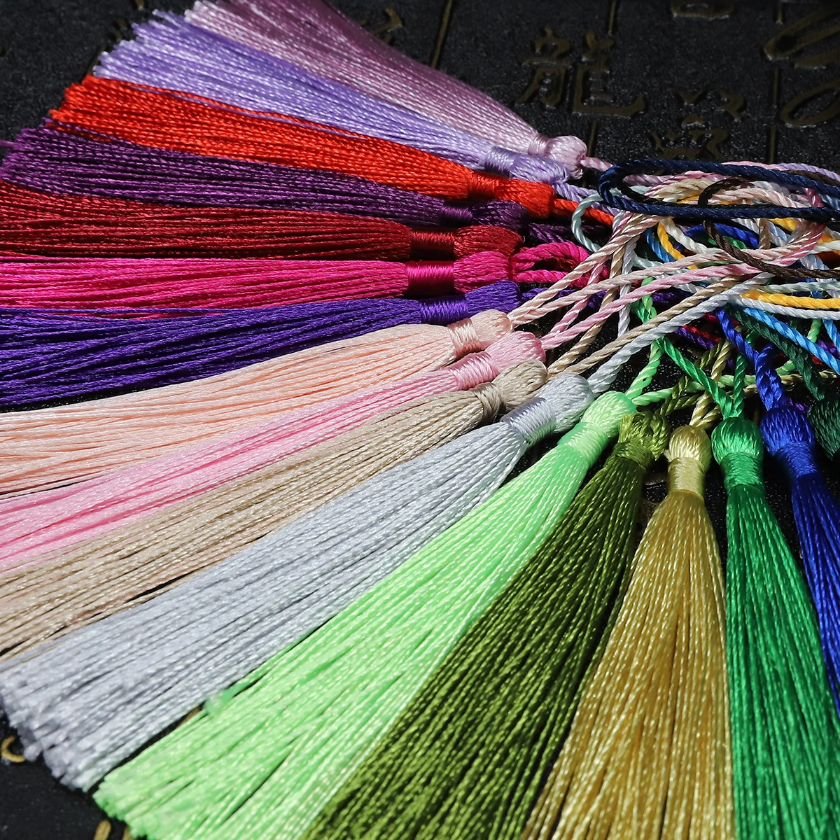 34 цвета 32 шт./упак. полиэстер 13 см шелковые кисточки подвесные шторы для шитья одежды украшения дома