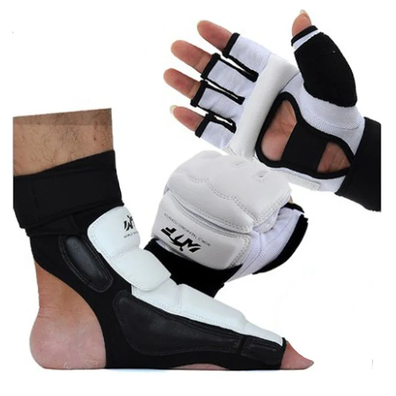 

Taekwondo Hand Guard Foot Strap Long Belt Bracer but Lettering Thick Hand Guard Back Foot Guard