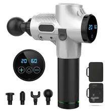 Массаж мышц пистолет мышц Массажер боль в мышцах Управление после того, как для тренировок и упражнений расслабления тела для похудения и формирования облегчение боли