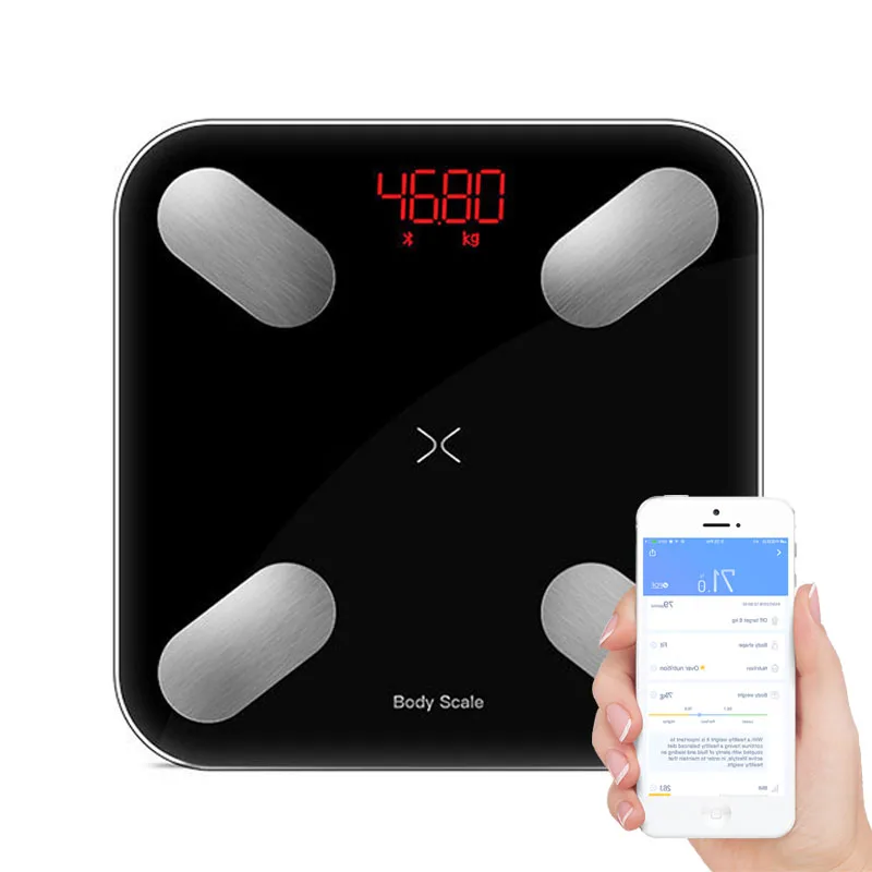 

Hot Smart Body Weight Mi Scale Bathroom Weighing Bmi Scale Bluetooth Balance Digital Human Weight Body Fat Scales Floor 25 Data