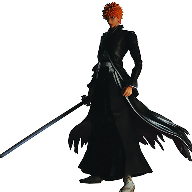 25 см аниме Bleach Play Arts PA Bleach Kai Kurosaki Ichigo ПВХ подвижная фигурка Коллекция Модель игрушки A197