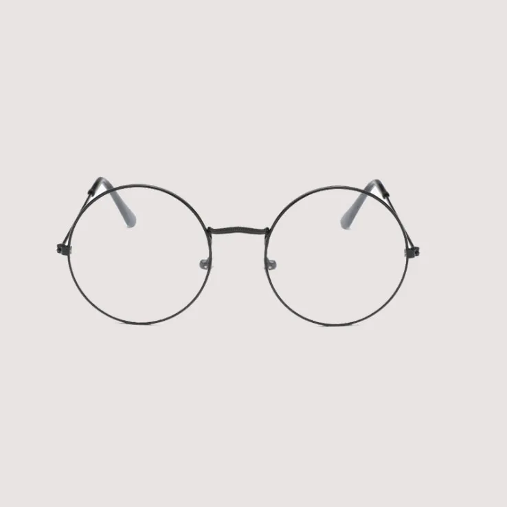 Action HP7 Harri Cosplay Glasses Toys Black Kids Adults Glasses Frame Halloween Party Gifts Toys Movie HP Magic Show Accessories - Цвет: adult