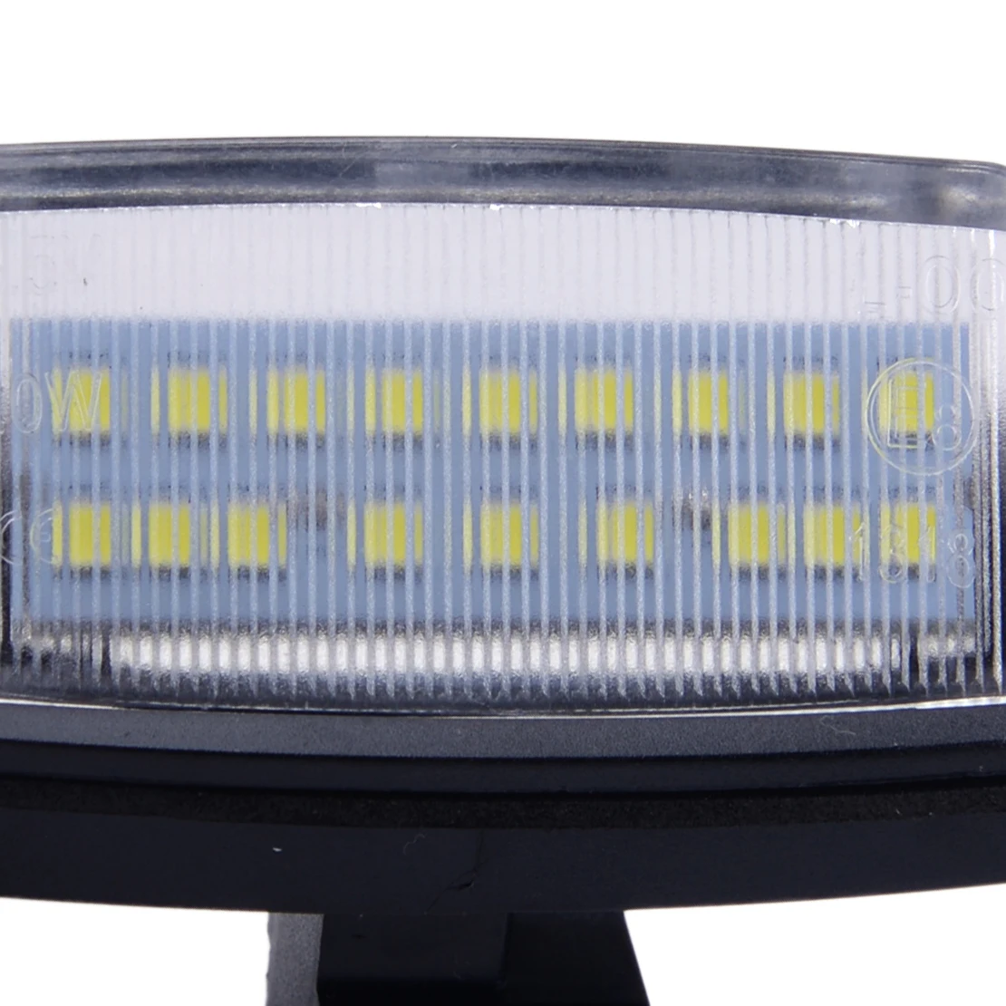 DWCX 2Pin 12V 18-светодиодный номерной знак света задние лампы в сборе Пластик правая передняя фара противотуманная фара для Mitsubishi Outlander Lancer Sportback Outlander
