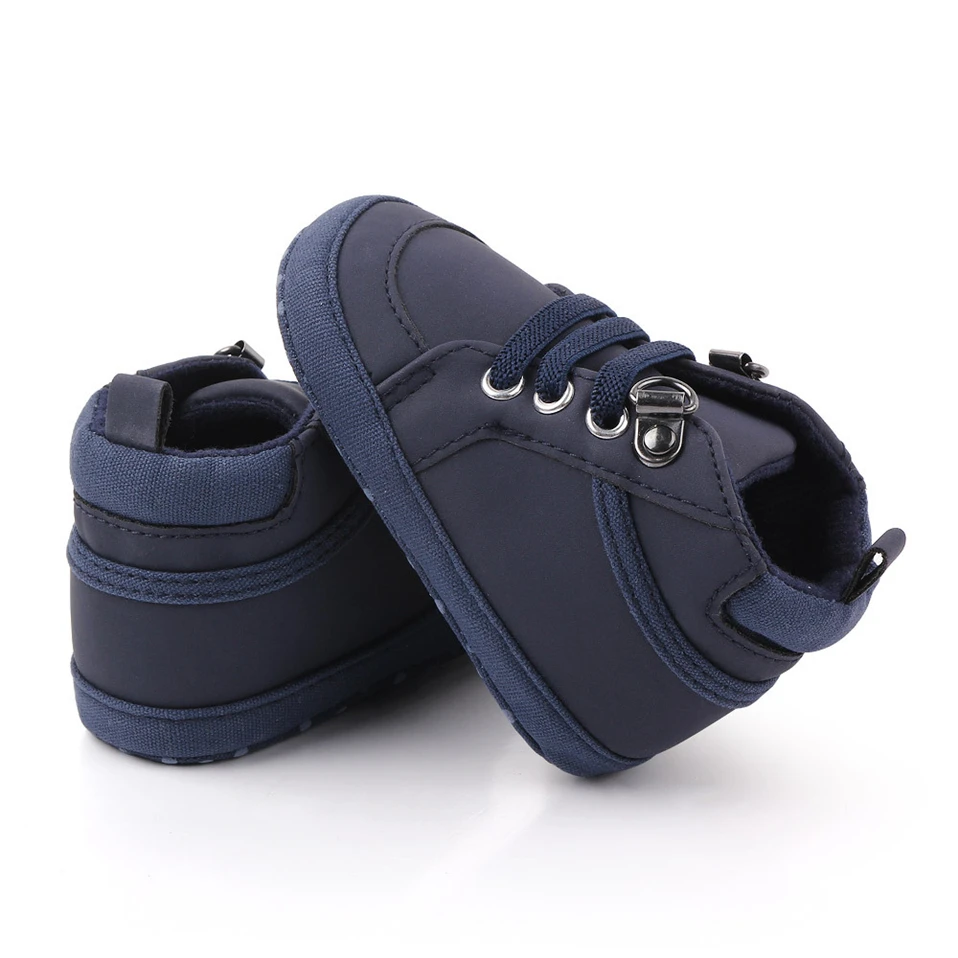 Baby Shoes Spring/Autumn Casual Shoe Sport Sneakers Baby Boys Shoes PU Elastic Band Soft-Soled Non-Slip Toddler For 0-18M