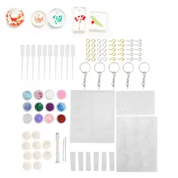 

Silicone Gel Resin Casting Molds Easy to Operate DIY Craft Jewelry Pendant Making Mold Accessory Jewelry Making for Jeweler