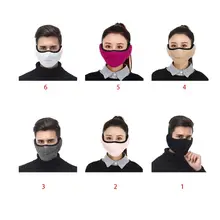 Зимние ветрозащитные наушники два в одном маски для взрослых очки Анти-туман теплая маска