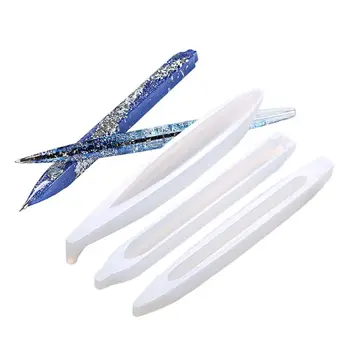 

Ballpoint Pen UV Epoxy Resin Casting Mold Penholder Silicone Molds Dried Flower Resin Decorative DIY Art Craft for Jewelry Makin