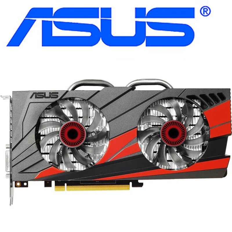 Видеокарта ASUS GTX960 4 ГБ GDDR5 128 бит видеокарты для nVIDIA Geforce GTX 960 HDMI DVI 750 Ti 950 1050 1060 б/у |