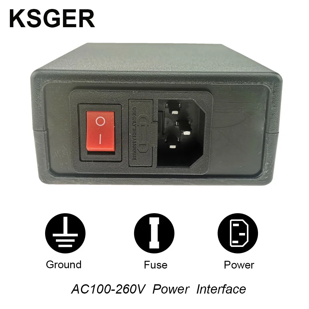 KSGER T12 паяльная станция STM32 цифровой контроллер ABS чехол 907 Паяльник ручка