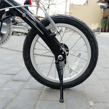 

Bicycle Kickstand 16-14 Inch BYA412 K3 Folding Bike Kickstand Bicycle Foot Bracket Support Silver Black