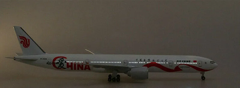 Детские игрушки 1/157 Boeing B777 AIR China модель самолета 47 см Смола Passanger самолет ariccraft w светодиодный светильник модель самолета ВВС