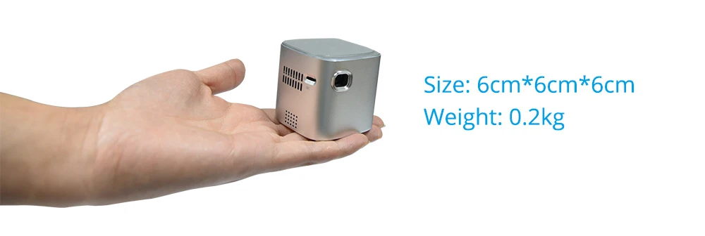 Portable mini LED DLP 3D FULL HD 4K Projector D019 (13)