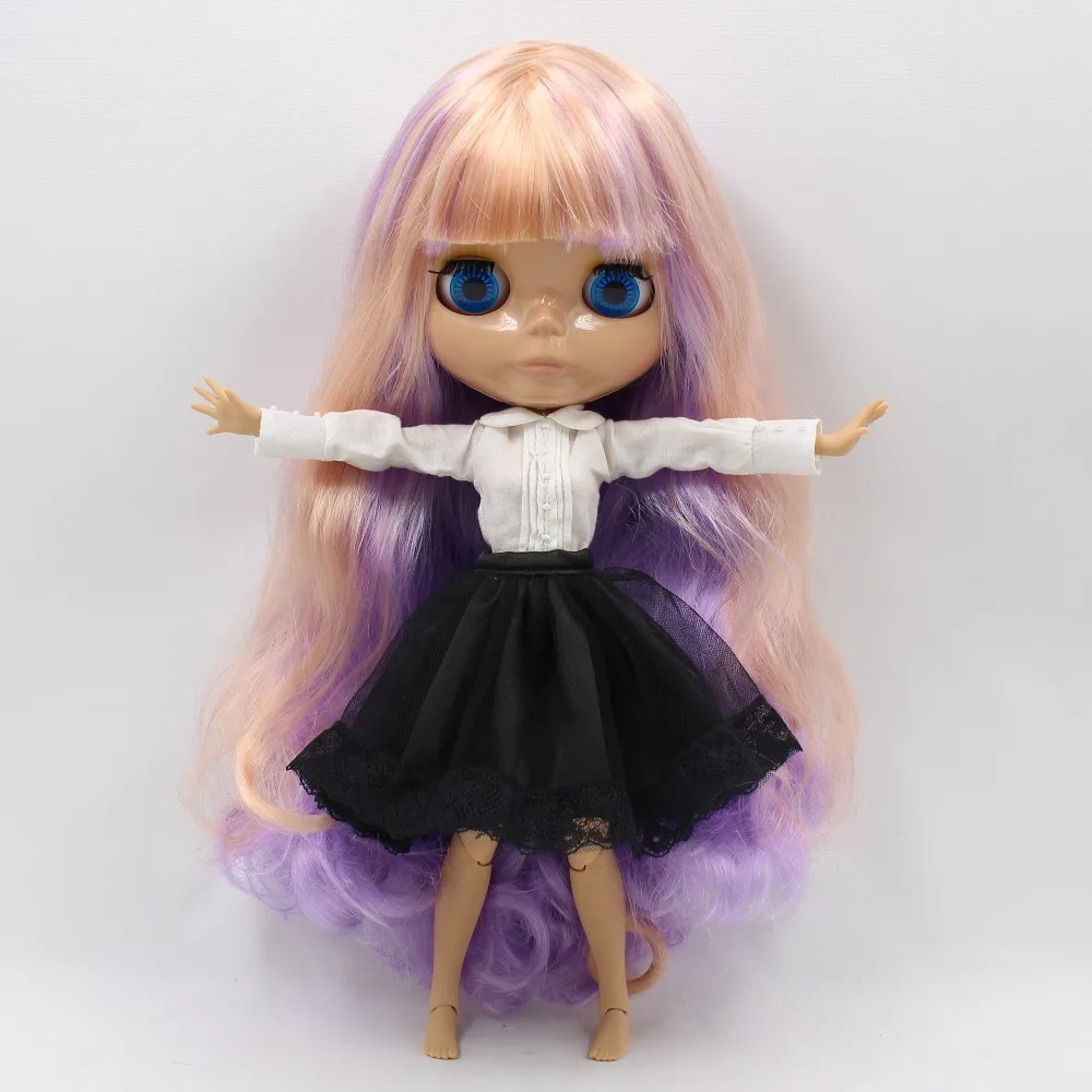 Neo Blythe Doll with Multi-Color Hair, Tan Skin, Shiny Cute Face & Custom Jointed Body 2
