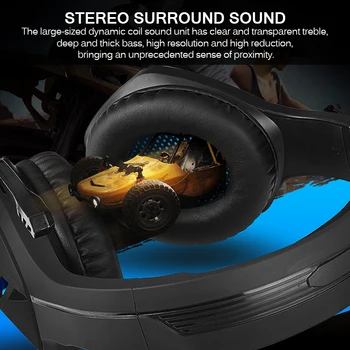 

Comfortable Game Earphone Computer Headset Gamer Headphones 3.5mm Wired Gaming Headsets With Omnidirectional Microphone