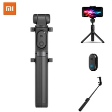 Xiaomi 2в1 селфи палка 360 градусов bluetooth беспроводной монопод с дистанционным управлением держатель Штатив из алюминиевого сплава IOS Android