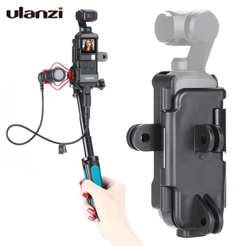 

Ulanzi OP-7 Multifunctional Vlog Extended Housing Case 1/4" Screw Mount Microphone Cold Shoe Mount for DJI Osmo Pocket for GoPro
