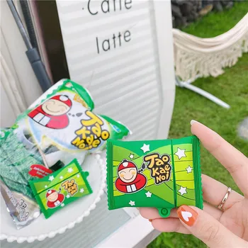 

Cute Nori Flakes Silicone Headset Case For Apple Airpods Pro Cover Headphones Protection Capa For Air pods 2/1 Earphone Cases