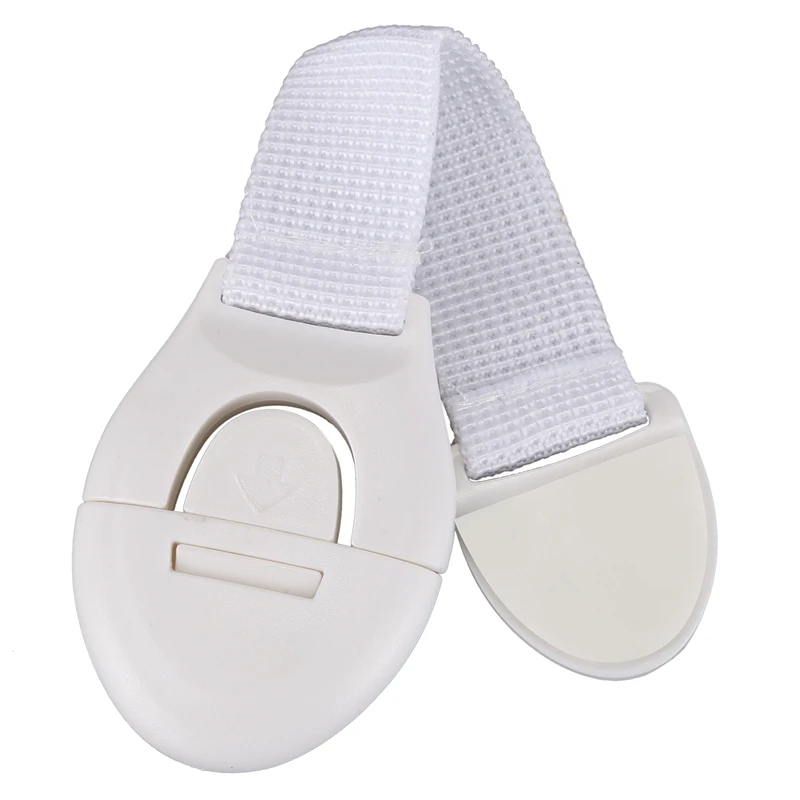 

Cabinet Door Drawers Refrigerator Toilet Plastic Safety Lock For Child Kid Baby, White