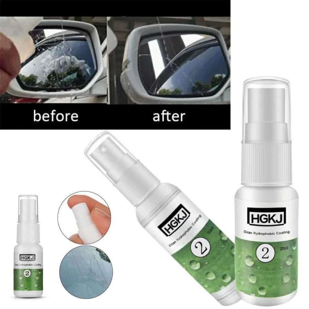 Car Glass Mirror Side Windows Waterproof Rainproof Nano Hydrophobic Coating Auto Maintenance Accessories for Safe Driving | Автомобили и