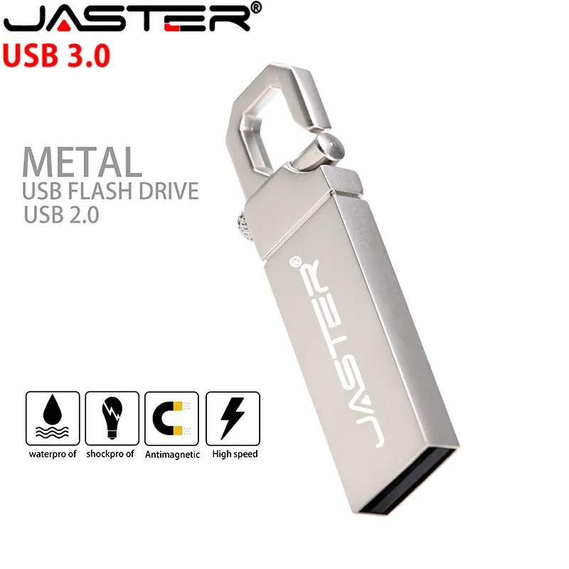 JASTER,, супер мини Usb флеш-накопитель, металлическая usb флешка, 64 ГБ, флешка, 64 ГБ, 32 ГБ, 16 ГБ, 4 Гб, водонепроницаемая флешка